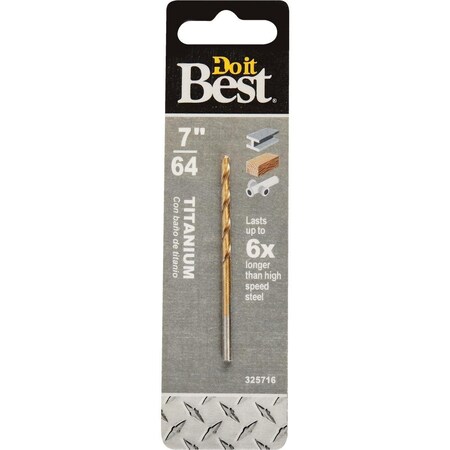 All-Source 7/64 In. Titanium Drill Bit 218491DB